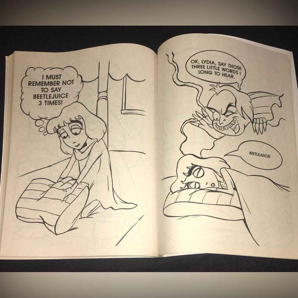 Collector’s Item: Vintage 90s Coloring Book Beetlejuice - Picture 9 of 16